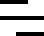 Three horizontal black lines stacked, representing a menu icon.
